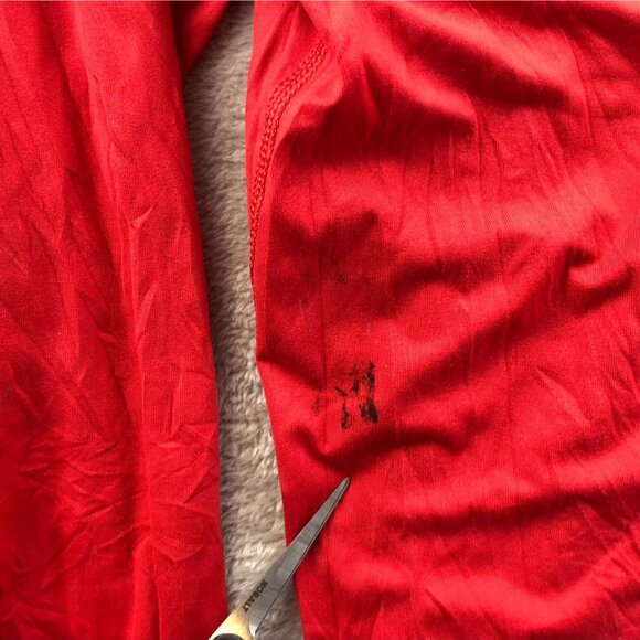 Polo Golf Ralph Lauren Mens Activewear Top Large Red Quarter Zip Long Sleeve - Picture 4 of 16